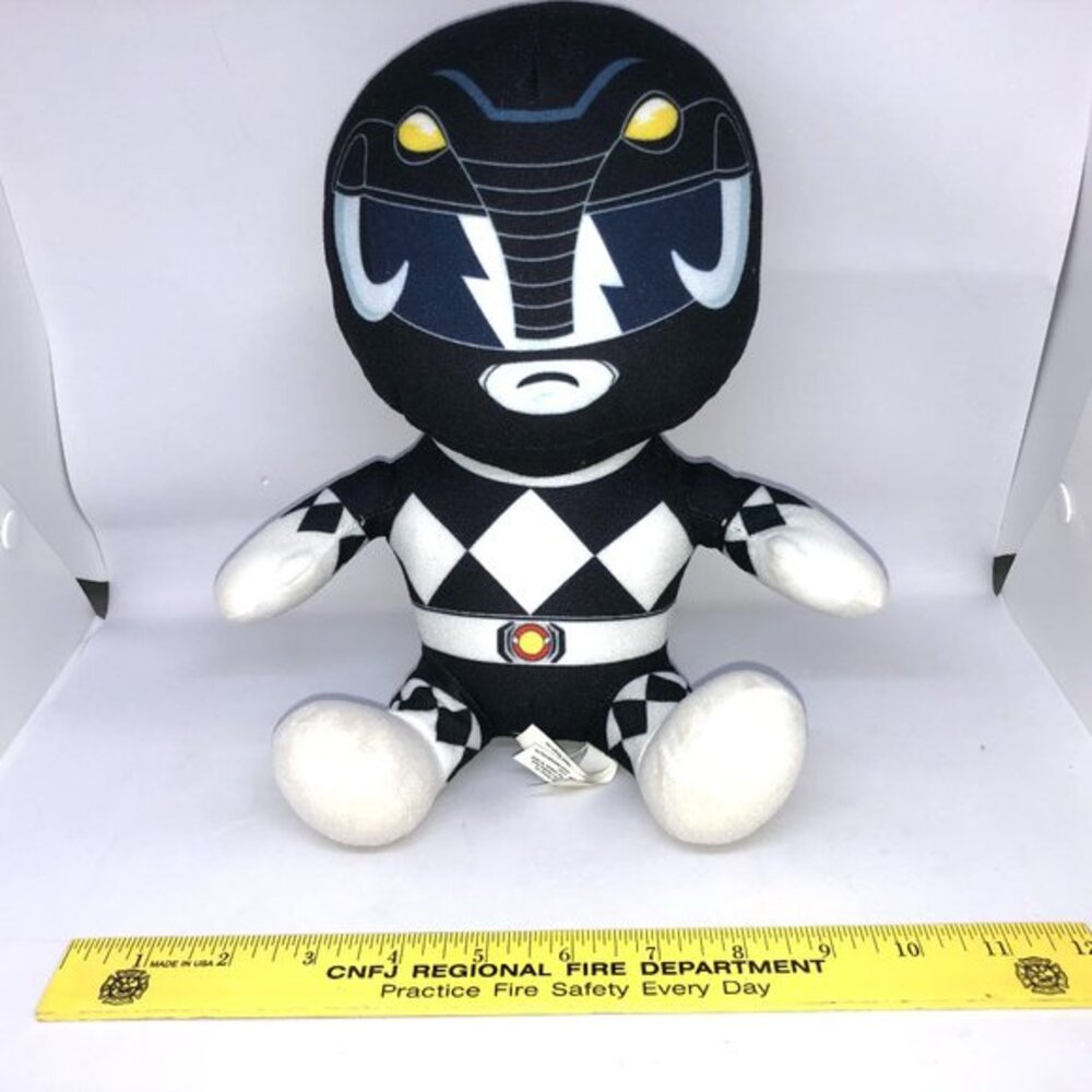 Sabans Mighty Morphin Power Rangers Black & White‎ Plush Toy